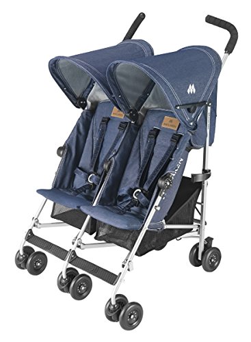Maclaren Twin Triumph Buggy (Denim Indigo)