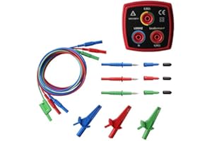 Fluke Megger - Leaderman LDM165R2 Test Lead Set For Fluke/Megger 1700 Series MFT + LDMR2 Mains Adaptor