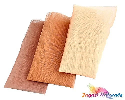 Medium Brown 1/4 Yard Lace for making or Ventilating Lace Wig Cap e.g. Lace front or Full Lace Weaving