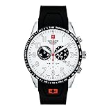 Swiss Alpine Military by Grovana Herrenuhr Chrono 10 ATM Silver 7082.9833SAM