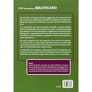 I test dei concorsi per bibliotecario. Eserciziario