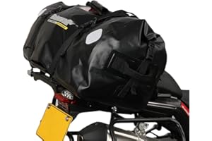 Rhinowalk Bolsa de Asiento Impermeable para Motocicleta, 20/45/65 L, Bolsa de Viaje Trasera
