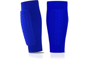 HENJUNU Parastinchi da Calcio, Parastinchi sci, Manica Protettiva per Polpacci Antiscivolo