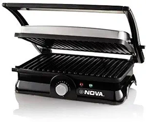 Nova Turbo NGS-2451 4 Slice panini Sandwich Maker (Black)