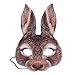 Produktbild QHJ Halloween Kostüm Party Maske Lustiges Kostüm Co Mask Bunny Kostüm Tier Kostüm Halbmaske Helloween Kostüm Party (G)