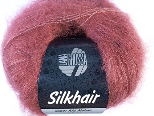 Preisvergleich Produktbild LANA GROSSA SILKHAIR, 98 - Weinrot