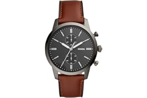 Fossil Townsman orologio da uomo, movimento cronografo, bracciale in acciaio o cinturino in pelle