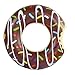 Produktbild Amazing Sports aufblasbarer Donut Schwimmring 120 cm braun XXL Wasserspielzeug Luftmatratze