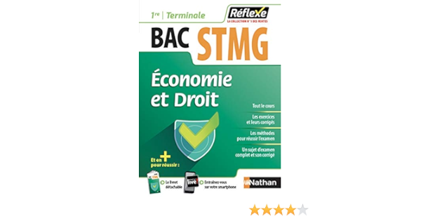 Economie Et Droit 1re Et Tle Bac Stmg Avec Un Livret Detachable Amazon Fr Littiere Analie Paret Geraldine Livres