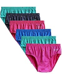 Elk Women's Cotton Brief Underwear - Pack of 6