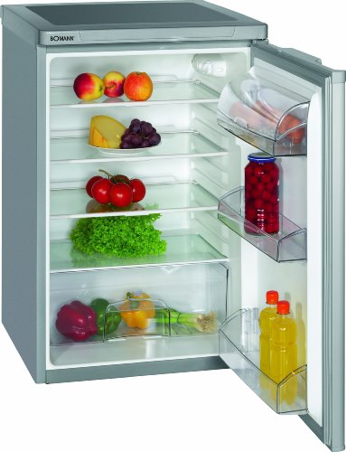 Bomann VS 198 Khlschrnke / A++ / 84.5 cm Hhe / 92 kWh/Jahr / 130 L / stufenlose Temperatureinstellung / silber