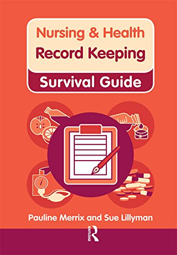 Book's Cover ofNursing  Health Survival Guide Record Keeping
