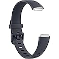 Tobfit Watch Strap Compatible with Inspire 3 (Watch Not Included), Removable Soft Belts for Fitbit Inspire 3 Wristband, Smartwatch Band for Men & Women