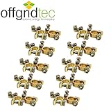 10er Set Offgridtec® Batteriepolklemmen Set Plus und Minus