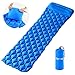 Produktbild Glymnis Camping Isomatte Schlafmatte Luftmatratze Kleines Packmaß mit Kissen und Airbag Ultraleichte Aufblasbare Isomatte für Camping Reise Outdoor Wandern Strand (Verpackung MEHRWEG)