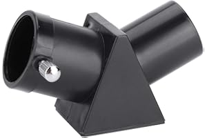 ENTATIAL Telescope Mirror Adapter, 45-Degree Diagonal Mirror, 0.96" 24.3mm Refraction Telescope Eyepiece Lens Mirror, Diagonal Mirror Diagonal Adapter Erect Image Diagonal Positive Prism Optic Mirro