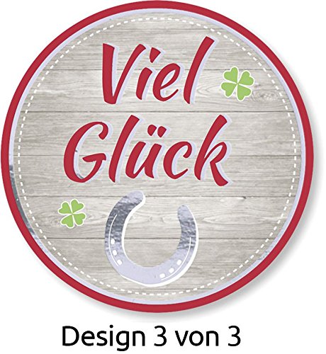 Avery Zweckform 56810-A Sticker auf Rolle Viel Glück 38 mm 50 Aufkleber im Spender (stabile Verpackung) - 6