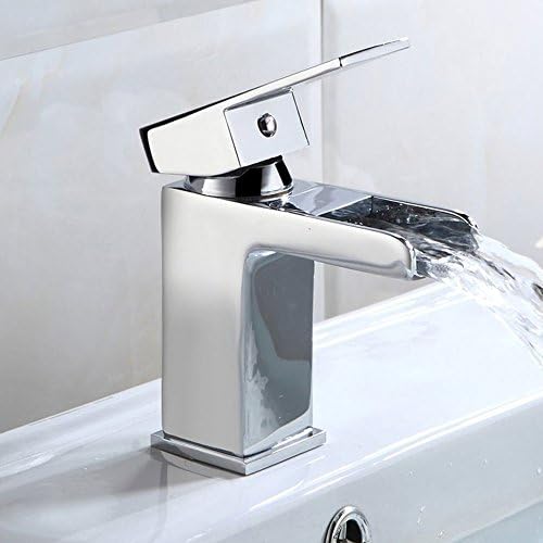 Nes Home | Cascade Waterfall Cloakroom Tap Mono Mixer Basin Sink Chrome