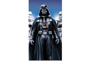 Aymax Toalla Playa Piscina BAÑO Darth Vader La Guerra de Las Galaxias 140 x 70cm Fast-Dry