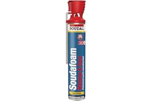 BC Profiles Soudal Soudafoam Window and Door Professional Quality Polyurethane Expanding Foam, Genius Gun with High Linear Expansion - 600ml