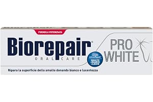 Biorepair, PROWHITE FILLER Tandkräm 75 ml Gjuten aluminium | Fyll mikrofläckarna med flera MicroRepair, PVP-blekningsteknik
