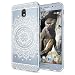 Produktbild Samsung Galaxy J5 2017 (EU-Model) Hülle Handyhülle von NICA, Slim TPU Silikon Motiv Case Clear Schutzhülle Dünn Durchsichtig, Etui Handy-Tasche Back-Cover Transparent, Designs:Circle Flowers