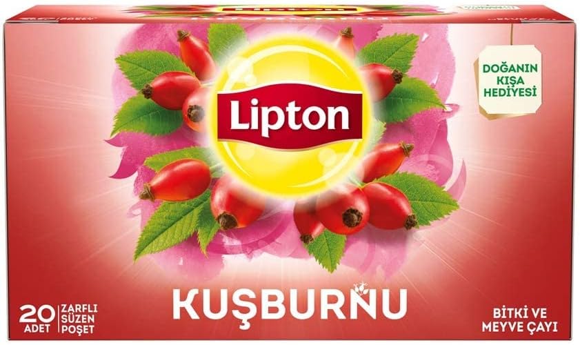 Lipton Kuşburnu Bitki Meyve Çayı, 20'li