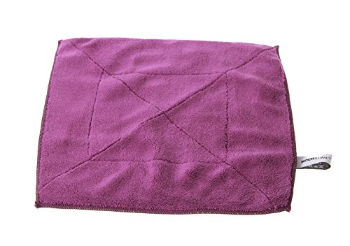 Preisvergleich Produktbild Microfaser Tuch 30x30 cm lila / grün