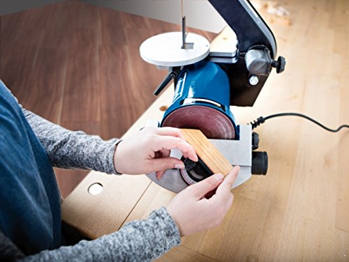 Bandschleifer – Tellerschleifer mit 5x Schleifband + 5x Schleifteller - 2