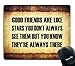 Produktbild Mouse Pad Inspirational Quotes for Life - Good Friends Are Like Stars You Don't Always See Them but You Know They Are Always There