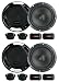 4 New Renegade RX6.2C 6.5 400W 2 Way Car Component Audio Speakers System Stereo RS.12443.00
