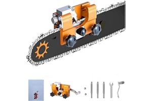 ROCKY&CHAO Affilacatene per Motosega, Chainsaw Chain Sharpening Jig Professionale, Portatile Manuale per Affila Catena Motosega, Affilatrice Catena Motosega per Tutti i Tipi di Motoseghe Elettriche