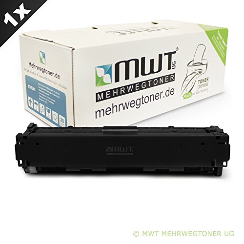 MWT Toner Cartridge für Color Laserjet CM 1312 1512 1312 ersetzen HP 125A CB540A CB541A CB542A CB543A 125A Patronen im Bundle – deutsche Qualität von MWT – kein Original - 2