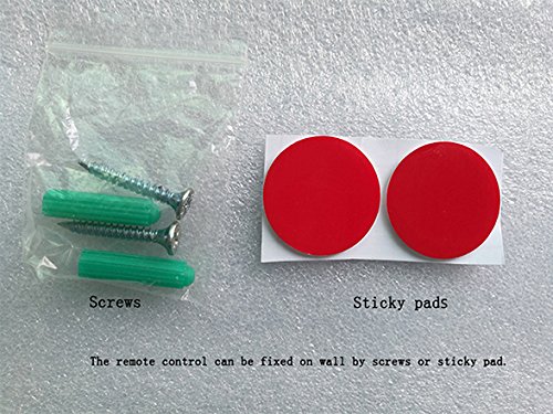 2 Fächer – Fernbedienung Wandhalterung, Klimaanlage , Heizung, TV-Boxen, Stereo für Hotels / Wasser Bar / Zimmer, umweltfreundliche Materialien Acryl TV-Fernbedienung Aufbewahrungsbox, transparent - 7