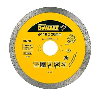 DeWalt DT3715-QZ Lame pour scie DWC410, Argent, 110mm