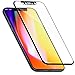 Produktbild vau Panzerglasfolie PRO passend für iPhone X, Panzerglas Echt-Glas Folie deckt gesamte Front ab (9H Display-Schutzfolie schwarz)