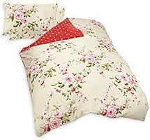 Catherine Lansfield "Home" Parure housse de couette 2 personnes Canterbury avec motif floral - multicolore - 200 x 200cm