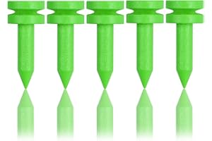 LIKOSO Bamboo Golf Tees Green 25MM Pack of 100 Non Plastic Castle Tees Biodegradable Sustainable