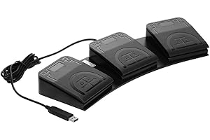 Docooler FS2020U1 przełącznik nożny USB, klucz sterujący, niestandardowy akcji do urządzeń medycznych, instrumentów, komputerów, biura