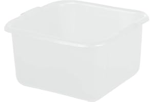 Mobil Plastic - Bacinella/Bagno Quadro in plastica 30x30 per Alimenti - Bianco Neutro