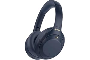 ‎SONY Sony WH-1000XM4 kabellose Bluetooth Noise Cancelling Kopfhörer (30h Akku, Touch Sensor, Schnellladefunktion, optimiert für Amazon Alexa, Headset mit Mikrofon) Midnight Blue