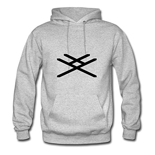 Jameskings Grey Customized Speacial Lovely Double Cross Of Saint Andrew_sa1 Hoodies/women Small