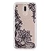 Produktbild HopMore Huawei Mate 10 Lite Hülle Silikon Transparent Motiv Muster Kreativ Lustig Schutzhülle Durchsichtig Handyhülle Ultra Dünn Stoßfest Gummi Case Cover Slim Bumper für Huawei Mate 10 Lite - Blumen Vintage