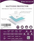 Bedecor® Matratzenschoner Wasserdicht Wasserundurchlässige Matratzenauflage Molton 90×200 cm Original OEKO-TEX® - 7
