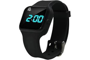 Pivotell Black Vibratime Junior Reminder Watch - with up to 16 Daily Alarms