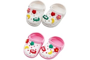 niannyyhouse Zapatos de peluche de 20 cm con agujero de muñeca de 5,5 cm de longitud para muñecas de 8 pulgadas (A-1)