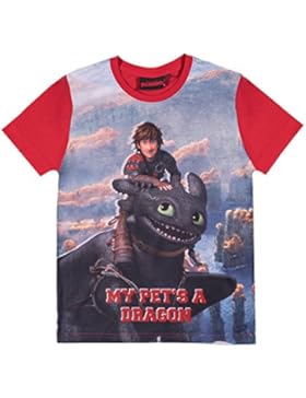 Dragons Jungen T-Shirt - rot