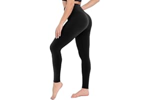Campsnail Legginsy damskie z wysokim stanem, slim fit, przyjemnie miękkie, elastyczne, nieprzezroczyste, sportowe legginsy z kontrolą brzucha
