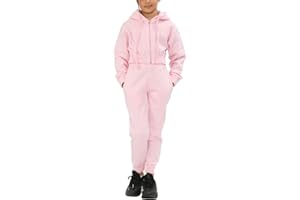 NY Deluxe Edition Girls Crop Tracksuit Set Kids Crop Zip Hooded Top & Jog Botttom Age 7 to13 years
