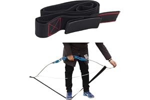 SOPOGER Archery Recurve Bow Stringer Tool Bow Stringer Protective Limbsaver Sringer for Longbow Accessories
